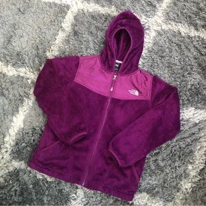 Girls Northface Oslo Fuzzy Fleece Jacket